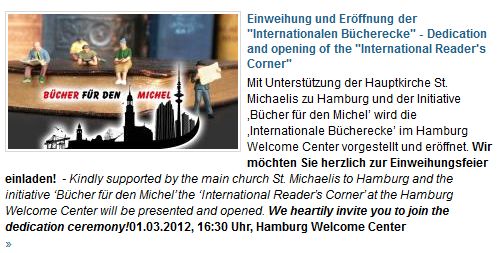 Bücher für den Michel im welcome-center