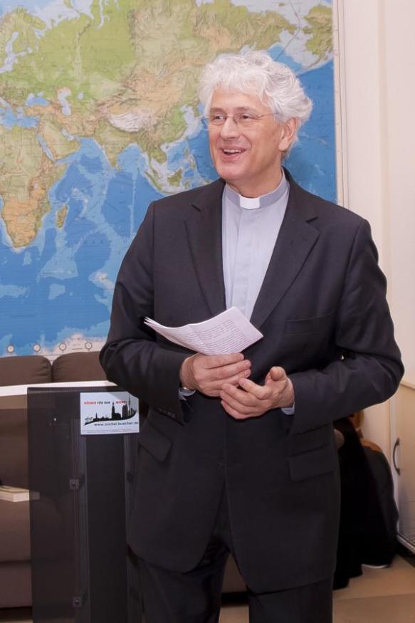 Hauptpastor Röder in bester Vortragslaune